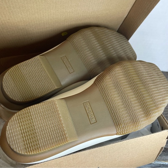 Sperry NEW top-sider Duck Beige Plaid Ankle Boots. Size 11. Women’s - Picture 8 of 9